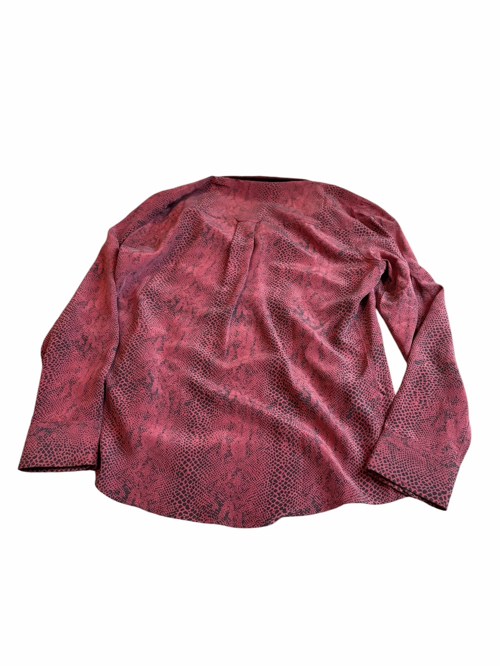 RAILS Rebel red python silk button down - Picture 5 of 5